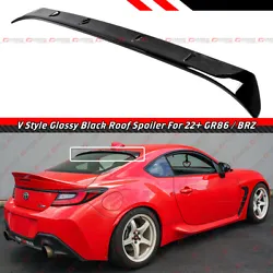 JDM V Style Gloss Black Aero Shark Fin Rear Window Roof Spoiler At Low Price. With the Aero Shark Fins On the Top, This...