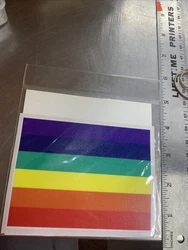 Vinyl Sticker #pride #colorful Decal Indoor Outdoor Truck Boat.