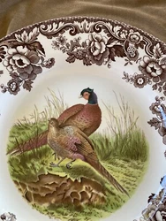 Spode Woodland Pheasant Dinner Plate. Made In England.