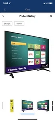 Hisense 40-Inch 40H5500F Class H55 Series Android Smart TV with Voice Remote.