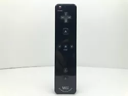 Nintendo Wii/Wii U Official Wii Remote w/ Motion Plus WiiMote Black OEM (RVL-003)*Region Free will play on any Wii...
