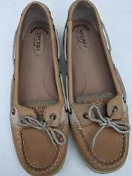 Women’s SPERRY TOP-SIDER Tan Boat Deck Shoes Loafers Sz 9 M. Worn once. Condition is 