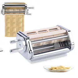 For Pasta Roller Cutter Set Ravioli Maker Stand Mixer Attachment Kit Description: - It replace for Kitchen raviol...