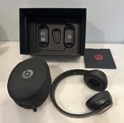 Beats by Dr. Dre Beats Studio 3 Wireless Noise Cancelling Matte Black - EUCExcellent Used ConditionSee Photos, Very...