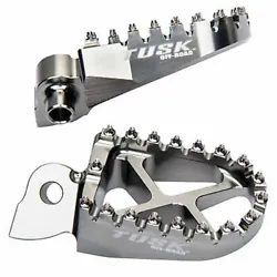 The Tusk Billet Race Foot Pegs will mount up staying sturdy and in place and not drop down. YAMAHA YZ250 2001–2020....