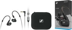 Sennheiser IE 300 In-Ear Monitoring Headphones (Black). Sennheiser Detachable Cable with MMCX Connectors and 3.5mm...