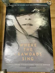 This listing is for a 27x40 DS Where the Crawdads Sing movie poster signed by Daisy Edgar Jones.The poster is in good...