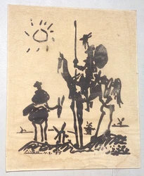 How directly involved Pablo Picasso was in the production of this artwork I am not certain. It is only signed in the...