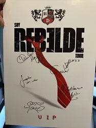Poster fan art RBD Soy Rebelde Your poster with signatures printed glossy finish. Thin paper