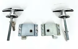 TEARDROP TRAILER REAR DOUBLE GALLEY LID SLAM LATCH ASSEMBLY. This kit is designed both durable and attractive to assist...