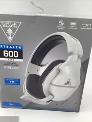 Turtle Beach Stealth 600 Gen 2 Headset - PS4 & PS5 - White. Fully charged and testedOpen boxBrand new condition