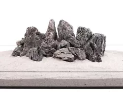 Mini Paysage Pierres Seiryu - Parfait pour laquascaping dans votre aquarium- durcit légèrement leau- Roche grise...