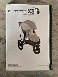 This is an Instruction Manual Only (Directions, user guide) for Baby Jogger Summit X3 Double Stroller. See pictures....