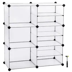 MULTI-PURPOSE CUBE：This cube storage can be used in many places: a collection shelf in your study room, a clothes...