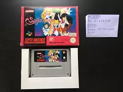 Jeu Super Nintendo SNES Sailormoon Sailor Moon 100 % Original Boîte Jeu Pal Fra. Je vend le jeu sur super Nintendo....