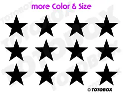 Stars Decal . Stickers(Decals) do not have. Great for Window, painted Wall, Door, Mirror, Car Body, laptop and more....
