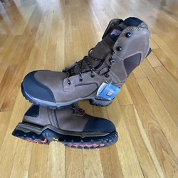 Red Wing Steel Toe Safety Waterproof Aluminum Toe Insulated Electrical Hazard Vibram Brown 4413 Work Boots Men’s 10...