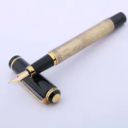 Equipped with an ink converter for bottled ink. Manufacturer: Baoer. Model: 507. Pen type: Fountain Pen.