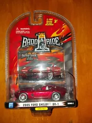 1 BADD RIDE DIE CAST 2005 FORD SHELBY GR-1 RED 1:64 Scale. Condition is 