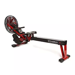 This rower exercise machine is designed with adjustable resistance by simply increasing or decreasing your rowing...