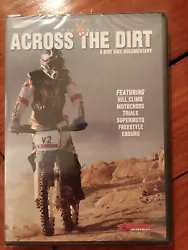 Across The Dirt: A Dirt Bike Documentary (DVD). Condition is 