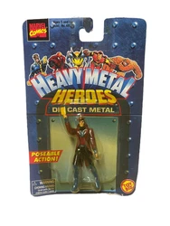 Gambit Toy Biz Marvel Heavy Metal Heroes 1997 Die-Cast Figure 2.5