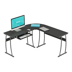 When working and gaming at your kitchen table just isnt doing it for you anymore, the RIF6 L-Shaped Desk is here to...