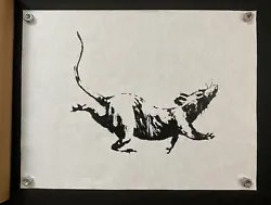 Banksy - CROYDON (RAT RACE).