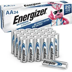 Nothing outlasts Energizer Ultimate Lithium AA Batteries. These Energizer Ultimate Lithium AA batteries are the worlds...