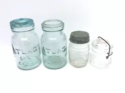 The jars range from 4.5” to 7.25” tall.