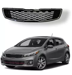 Compatible with: 2017 2018 Kia Forte5 Hatchback. Our high-quality grilles are made from durable and lightweight ABS and...