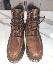 Cabelas Gore-Tex Thinsulate Leather Boots Moc Toe Hunting Mens 13 EE.  Need insoles