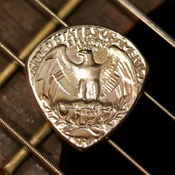 ONE - USA Quarter Coin Guitar Pick. Master Artisan Guitar Picks : Nashville, TN. ~ You choose the year 1965-2019 OR...