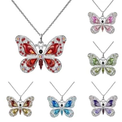 1pc x collier papillon. Un super cadeau pour vos amis. Idéal pour la décoration. Design tendance et élégant. Pierre...