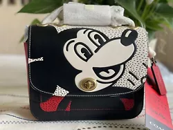 COACH 4722 Disney Mickey Mouse X Keith Haring Madison Shoulder Bag 19 Red Multi. Condition is 