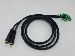 Câble Phono RCA blindé pour Technics SL-1200, SL-1210. Câble blindé, structure coaxiale, câble interne en cuivre...