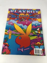Centerfold is still attached to magazine.