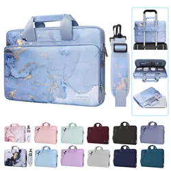 You can use it as shoulder bag, briefcase bag and sleeve bag in whatever way you like. Back luggage strap allows bag to...