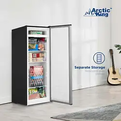 7.0CF Upright Freezer in Stainless Steel. The stainless steel finish not only adds a touch of elegance to your space...