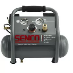 SENCO 0.5 HP 1 Gallon Finish and Trim Oil-Free Hand-Carry Air Compressor. 0.5 HP 1 Gallon Finish and Trim Air...