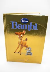 Livre Disney collector Bambi edition prestige 2008.