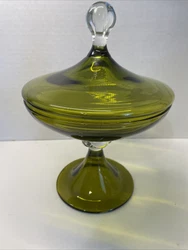 In great condition.  There are a couple of marks at the bottom base of the dish that look like chips but the edges are...