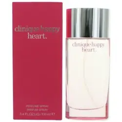 Design house: Clinique Happy Heart launch date: 2003. a blend of sandalwood, mandarin and cucumber and green and fresh....