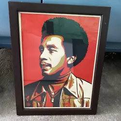 Pre-owned. In great condition. Art work is signed by Smokey Robinson and Shepard Fairey. #195/450. Art work is framed....