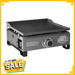The Expert Grill 1 Burner Tabletop Griddle gives you the versatility to grill whatever you want wherever you are! The...