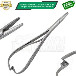 A hygienic choice for the orthodontic practice, these Mathieu Ligature Elastic Placing Pliers are fully autoclavable...