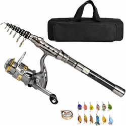 Fishing spool: The rotating fishing spool can be interchanged left and right. Fishing rod: High-density carbon fiber...