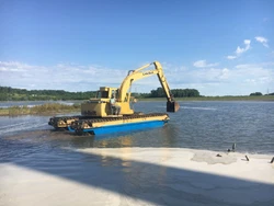 Machine always starts right up. The nice thing about this machine is that it is the largest pontoon machine that can be...