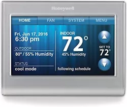 Honeywell RTH9580WF1005 Silver Wi-Fi Programmable Digital Smart Thermostat