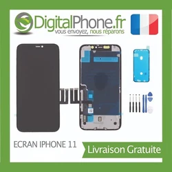 ECRAN IPHONE 11 COMPLET AVEC OUTILS ET JOINT DETANCHEITE. --TVA RECUPERABLE--. Nous nous efforcons de fournir un...